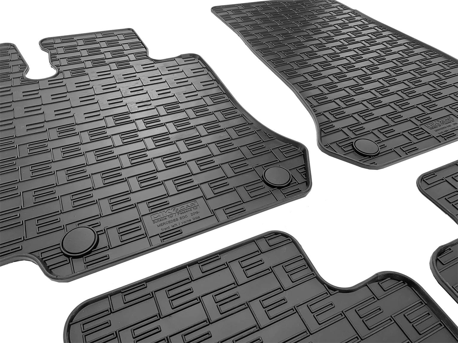 Set covorase auto din cauciuc Mercedes EQC (N293) 2019- , Negre