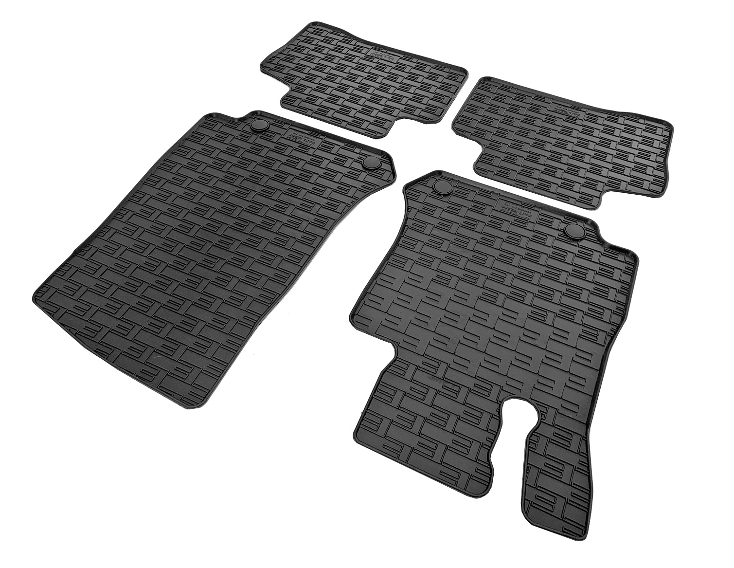 Set covorase auto din cauciuc Mercedes EQC (N293) 2019- , Negre