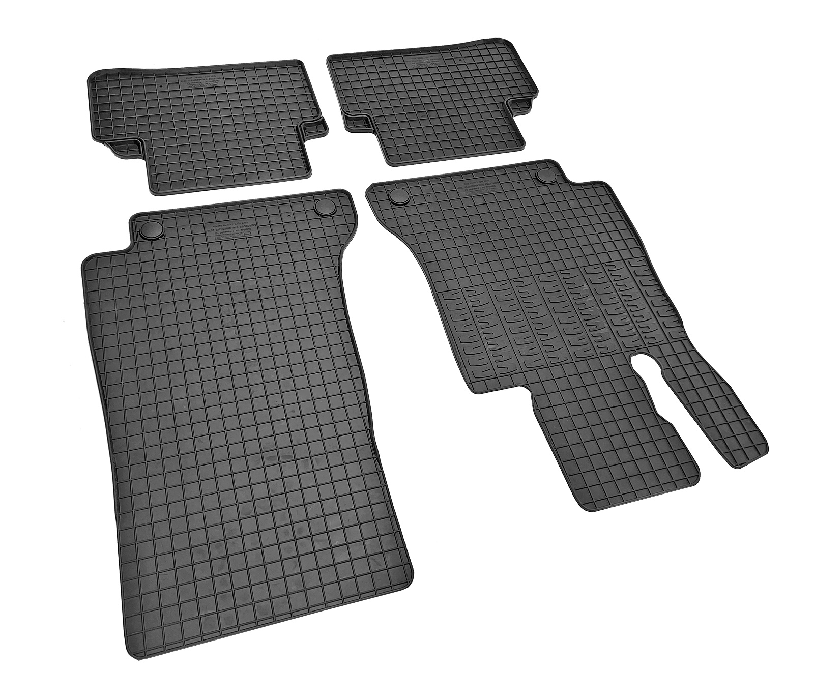 Set covorase auto din cauciuc Mercedes Clasa E (W213) 2016-2024, 4 Usi, , Negre