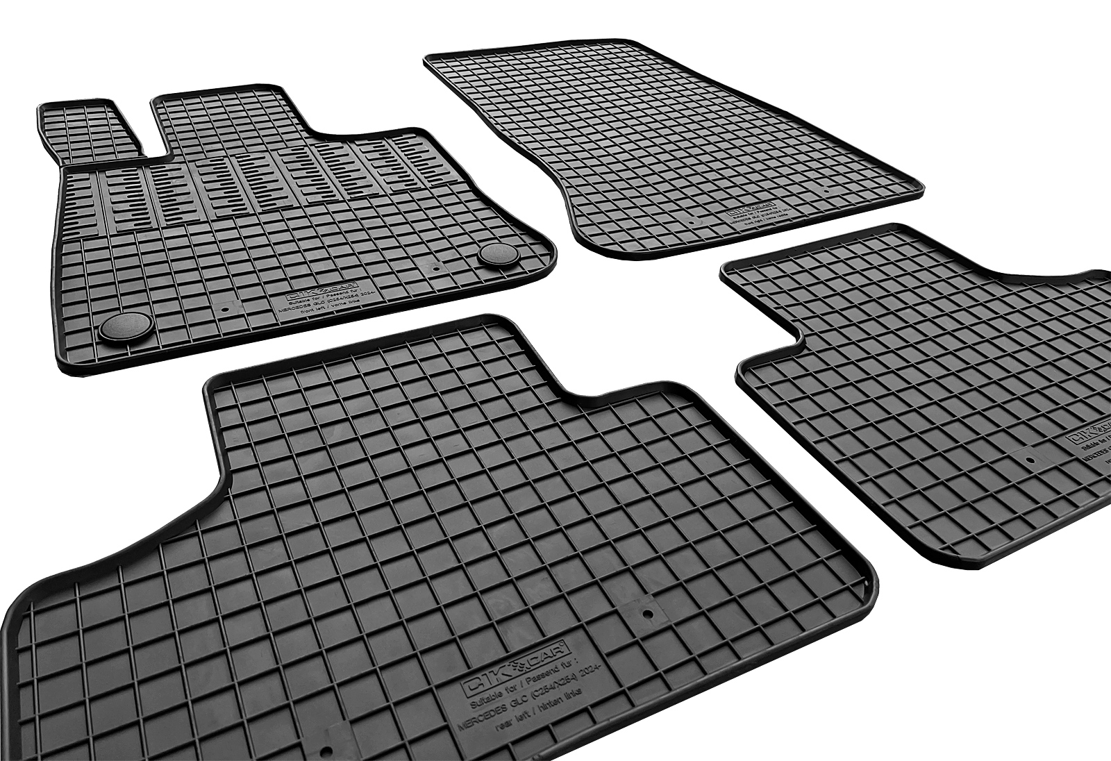 Set covorase auto din cauciuc Mercedes Clasa GLC (X254) / GLC Coupe (C254 ) 2024-, Negre