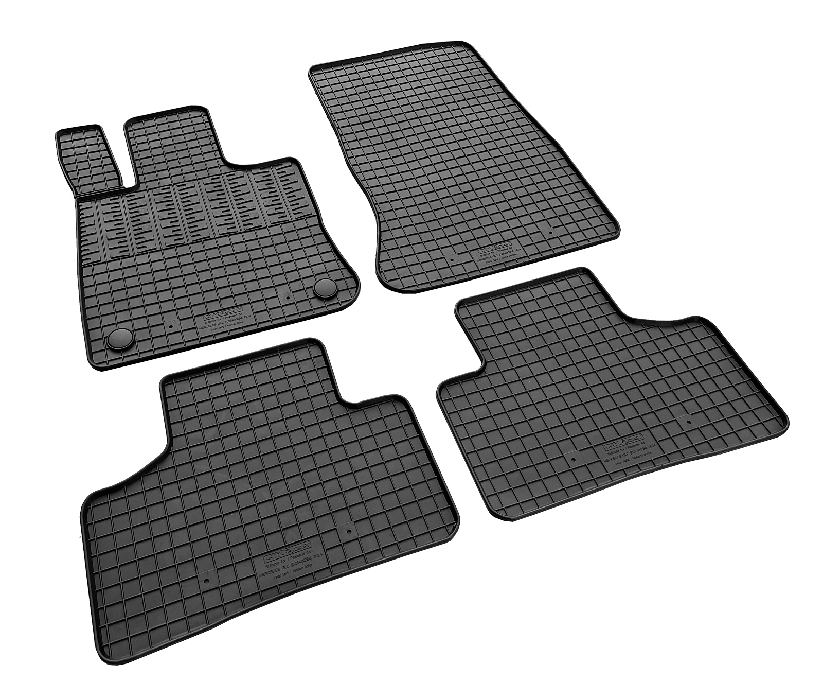 Set covorase auto din cauciuc Mercedes Clasa GLC (X254) / GLC Coupe (C254 ) 2024-, Negre