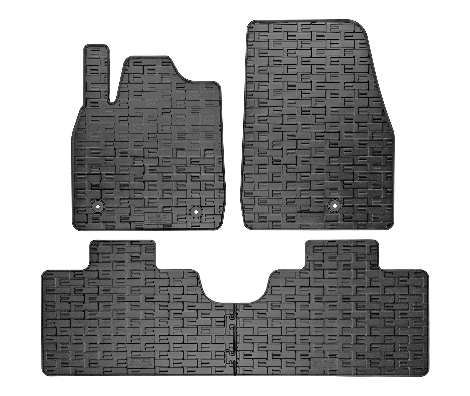 Set covorase auto din cauciuc Ford Mustang Mach-E 2020-, Negre