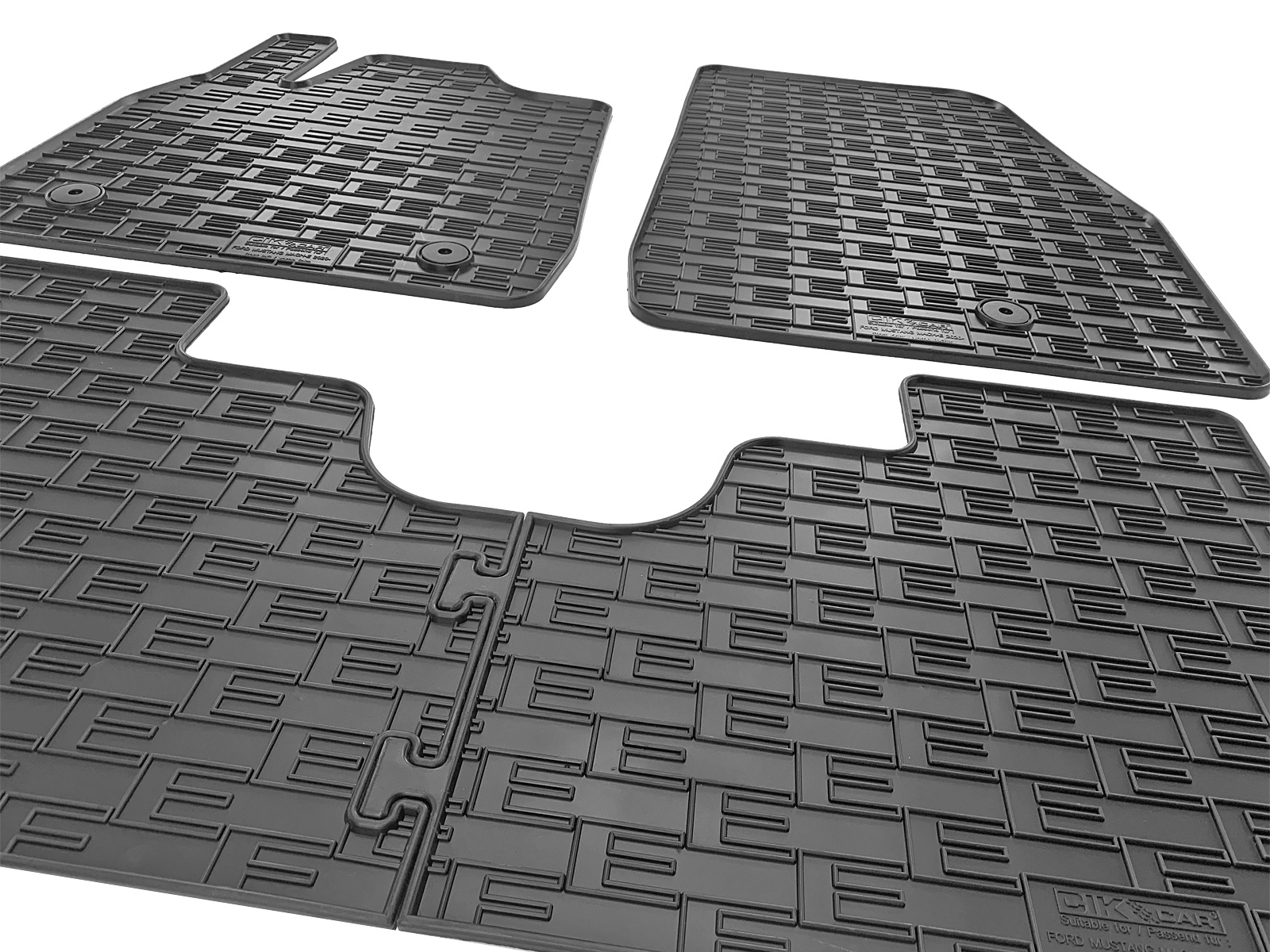 Set covorase auto din cauciuc Ford Mustang Mach-E 2020-, Negre