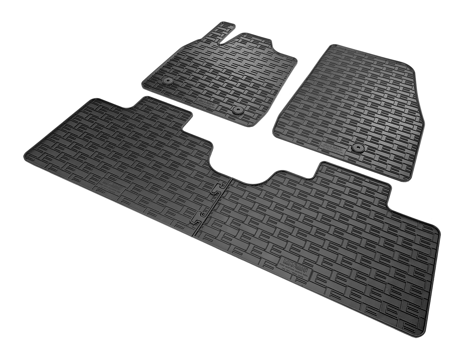 Set covorase auto din cauciuc Ford Mustang Mach-E 2020-, Negre
