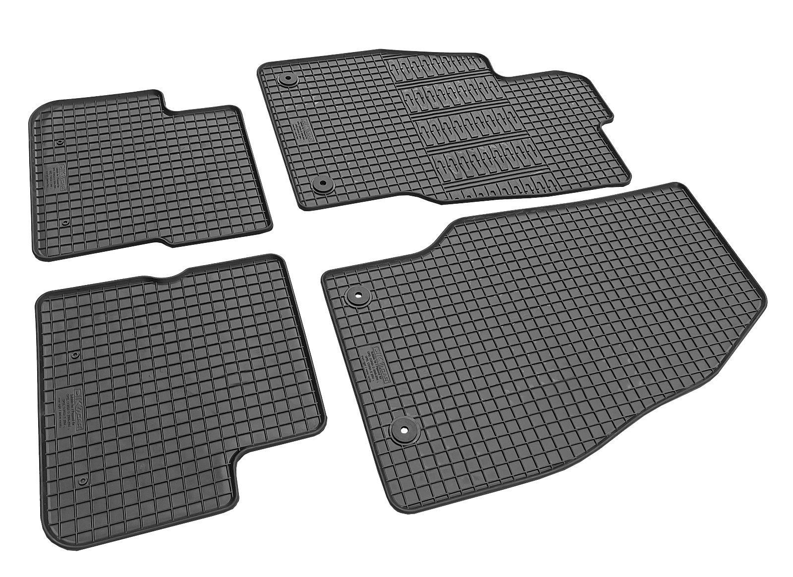Set covorase auto din cauciuc Opel Corsa D (S07) 2006-2015; Opel Corsa E 2014-2019, Negre