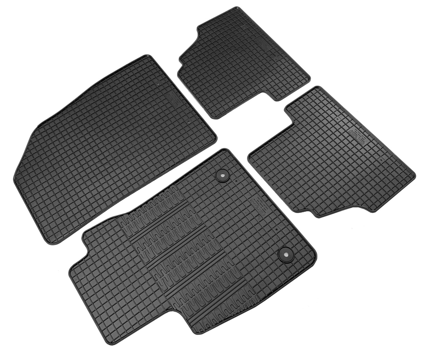 Set covorase auto din cauciuc Opel Mokka 2012-2016; Chevrolet Trax 2013-2022, Negre