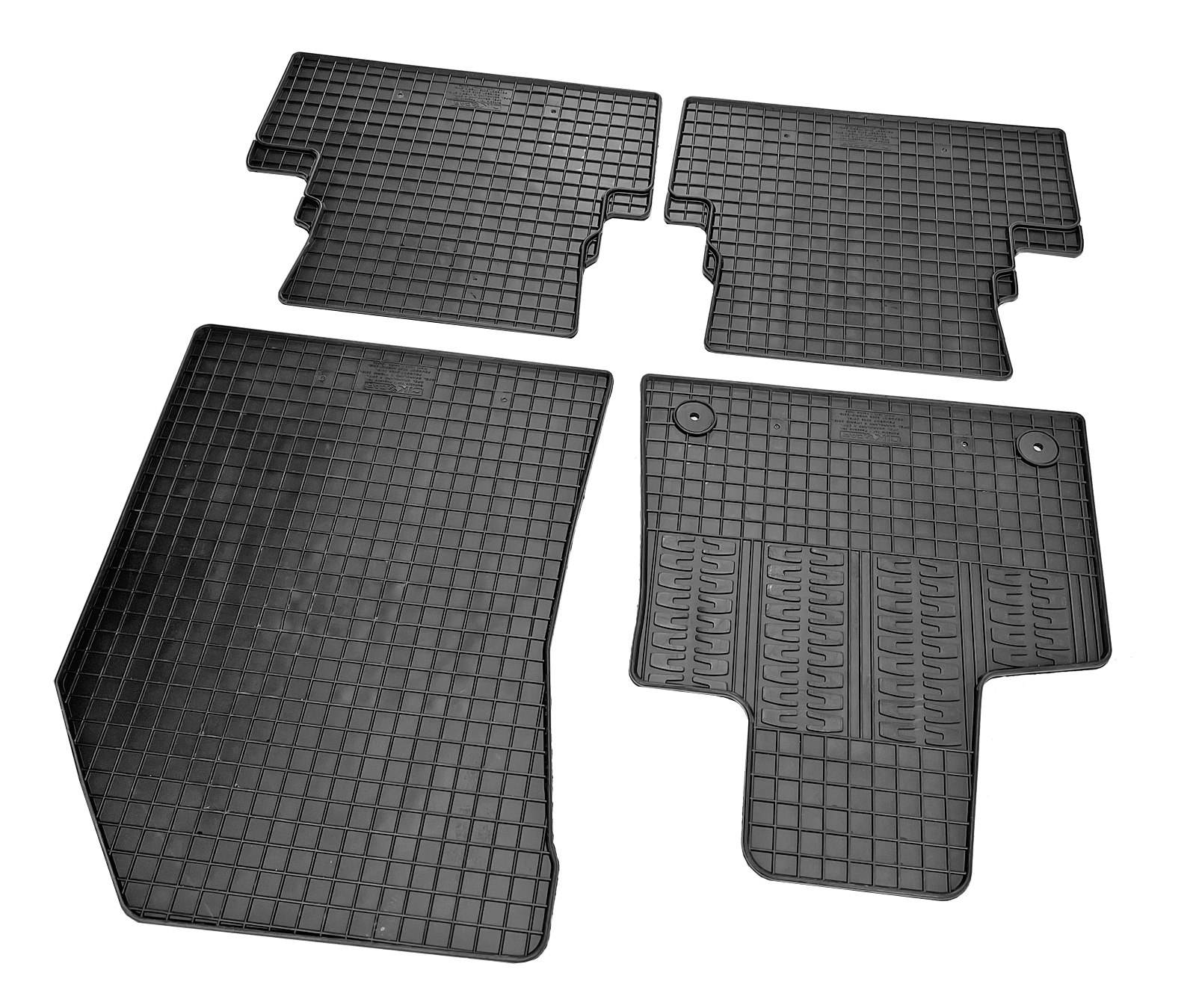Set covorase auto din cauciuc Opel Grandland X 2017-2024; Opel Grandland X Hybrid 2019-2024; Peugeot 3008 2016-2024; Peugeot 3008 Hybrid 2019-2024, Negre