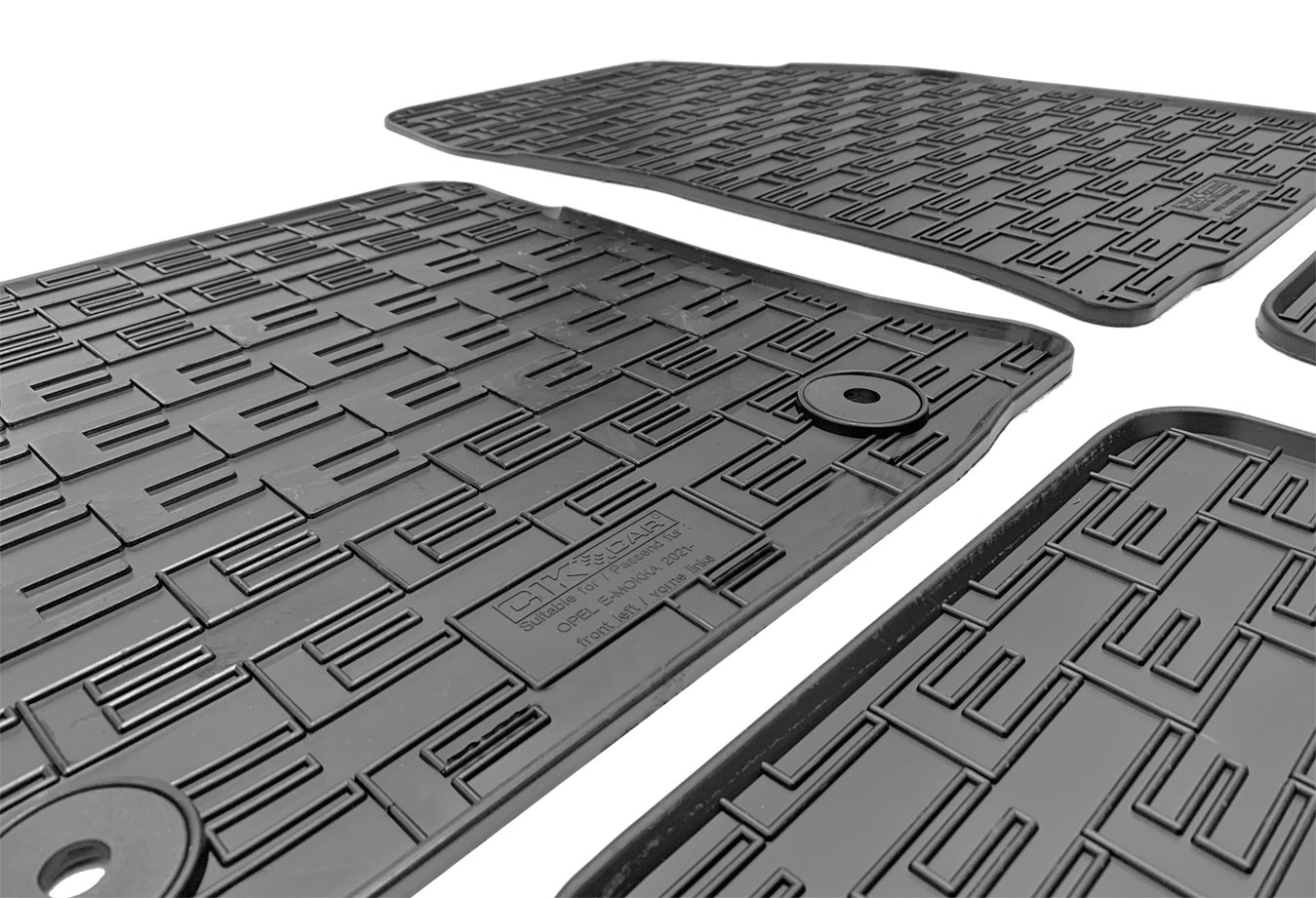 Set covorase auto din cauciuc Opel E-Mokka 2021-, Negre