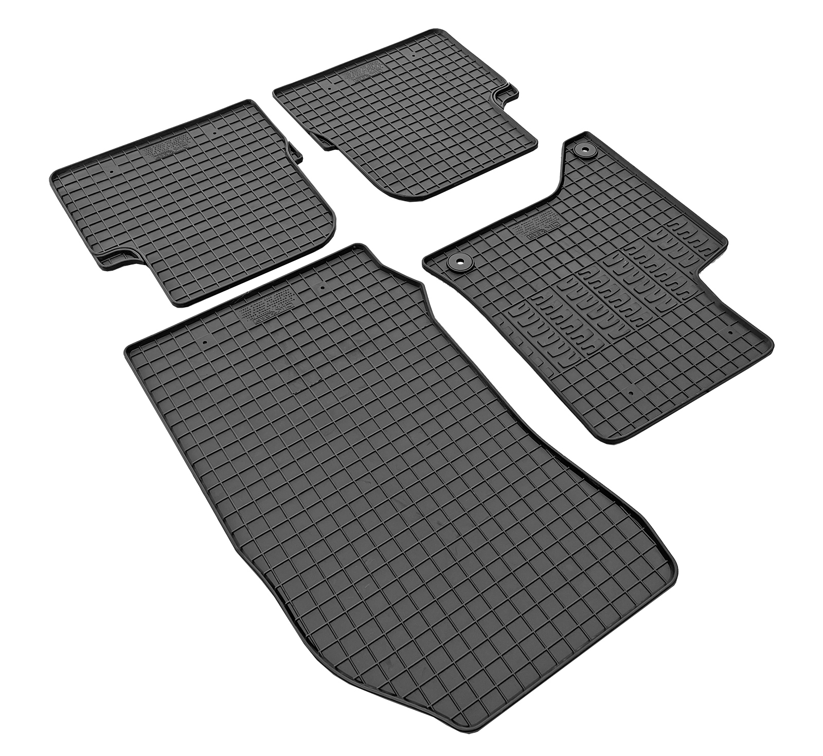 Set covorase auto din cauciuc Opel Corsa F 2024- Hybrid; Opel Mokka 2024- Hybrid; Citroen C4 2024- Hybrid; Peugeot 208 2 2024- Hybrid; Peugeot 2008 2 2024- Hybrid; DS3 Crossback 2024- Hybrid; Lancia Ypsilon 2024- Hybrid, Negre