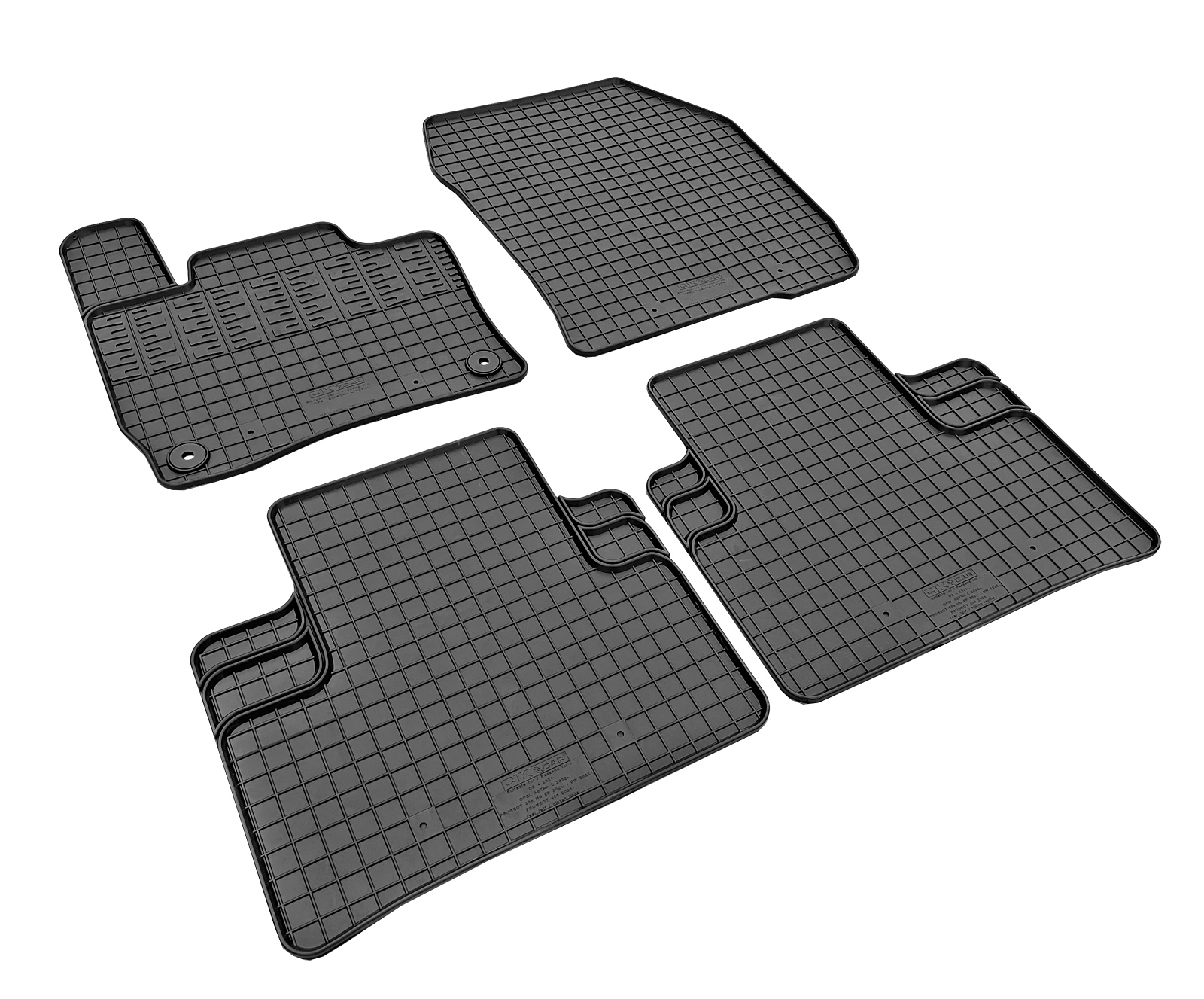 Set covorase auto din cauciuc Opel E-Astra L (C02) 2024-, Negre