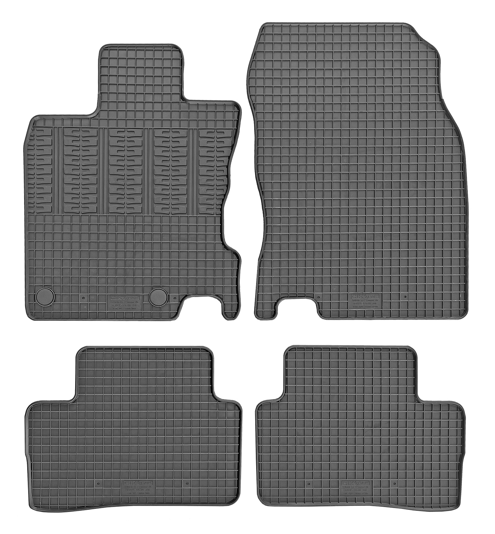Set covorase auto din cauciuc Renault Kadjar 2015-2022, Negre