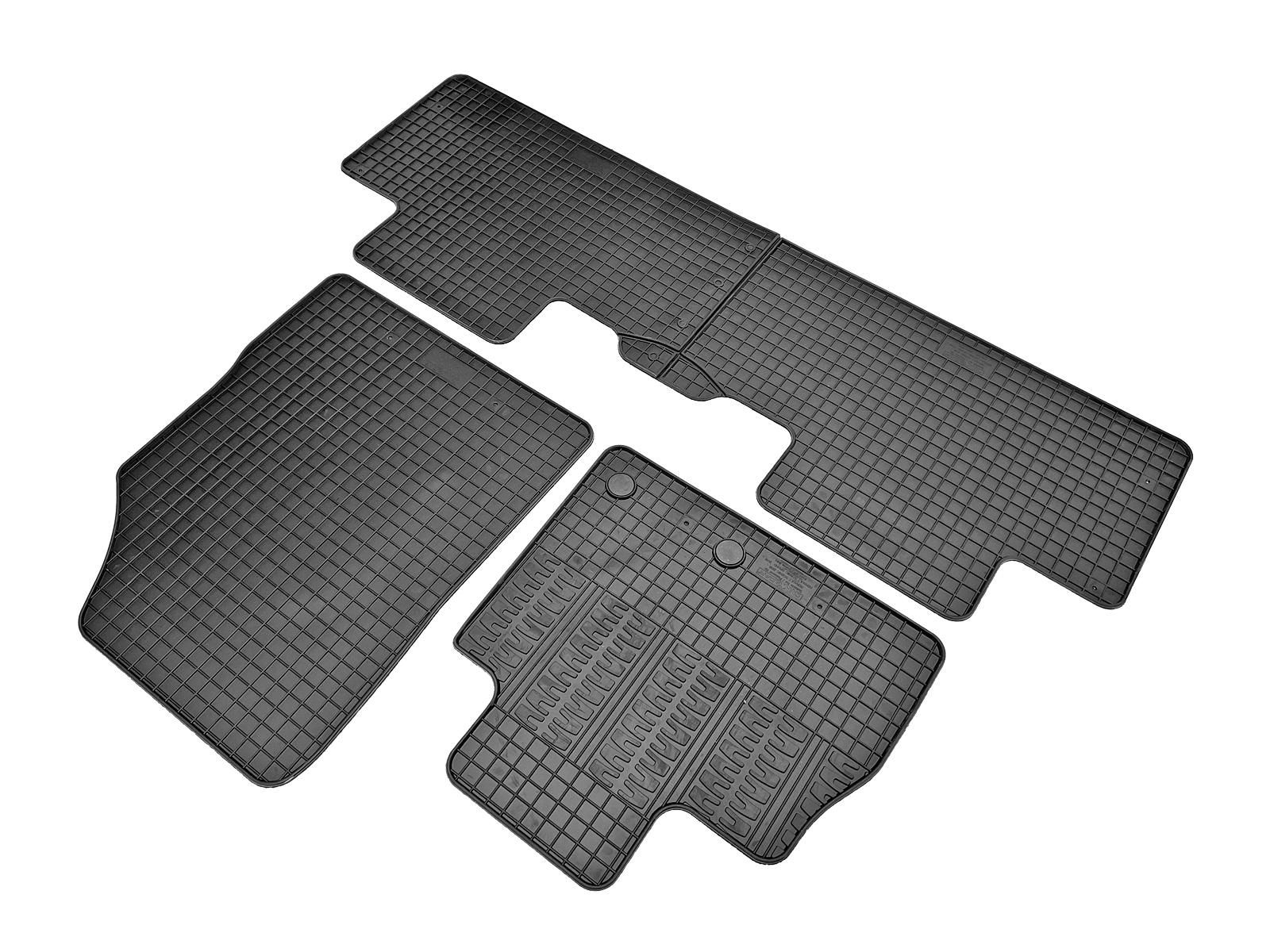 Set covorase auto din cauciuc Renault Scenic 2016-2022; Grand Scenic 2016-2022, Negre