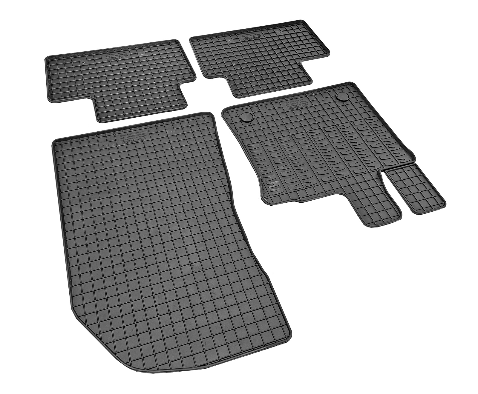 Set covorase auto din cauciuc Renault Captur 2019-; Renault Captur Hybryd 2020-; Mitsubishi ASX 2023-, Negre