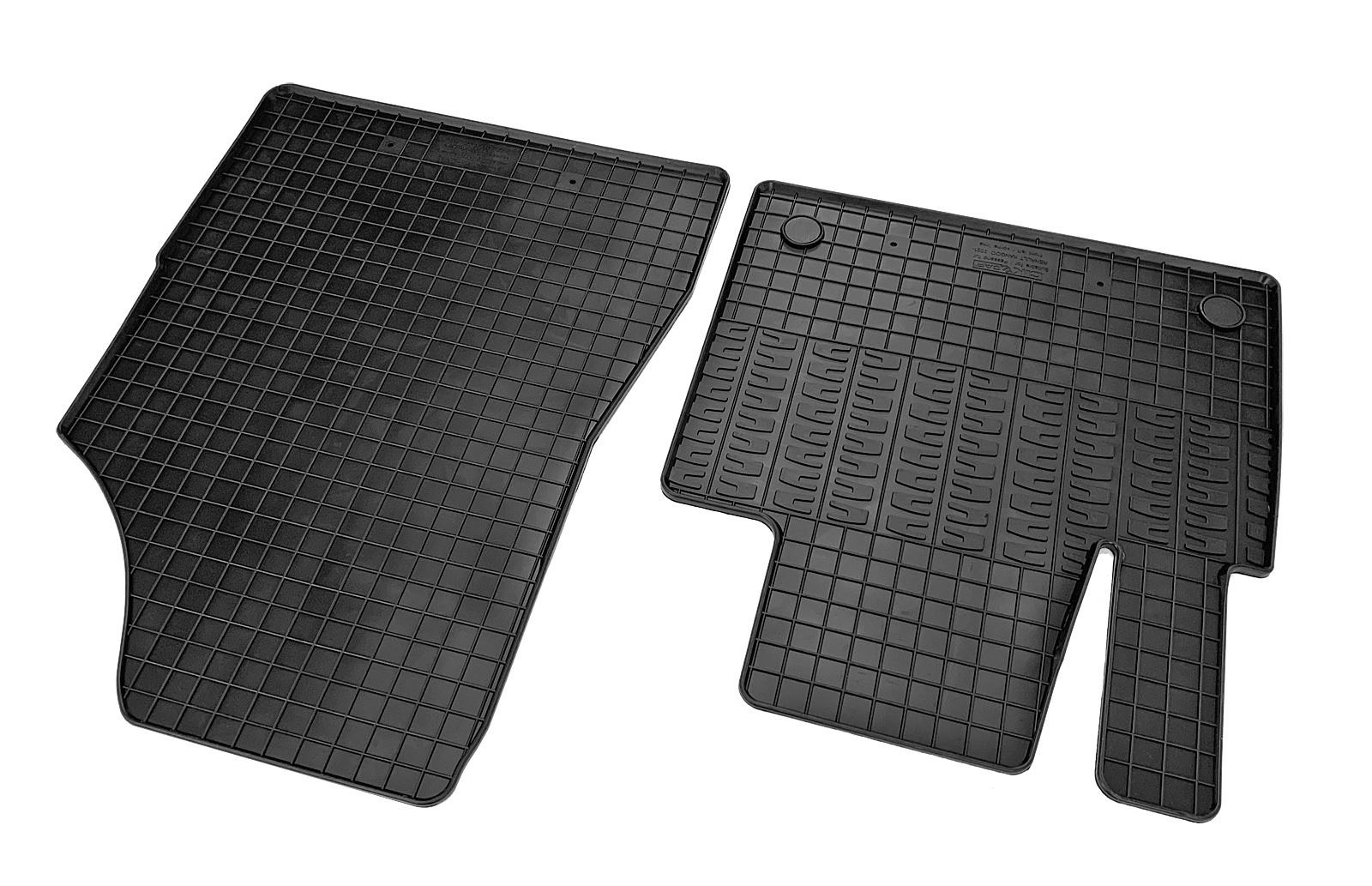 Set covorase auto din cauciuc Renault Kangoo 2021-, 2 Usi; Mercedes Citan 2021-, 2 Usi; Nissan Townstar 2021-, 2 Usi, Van, Negre