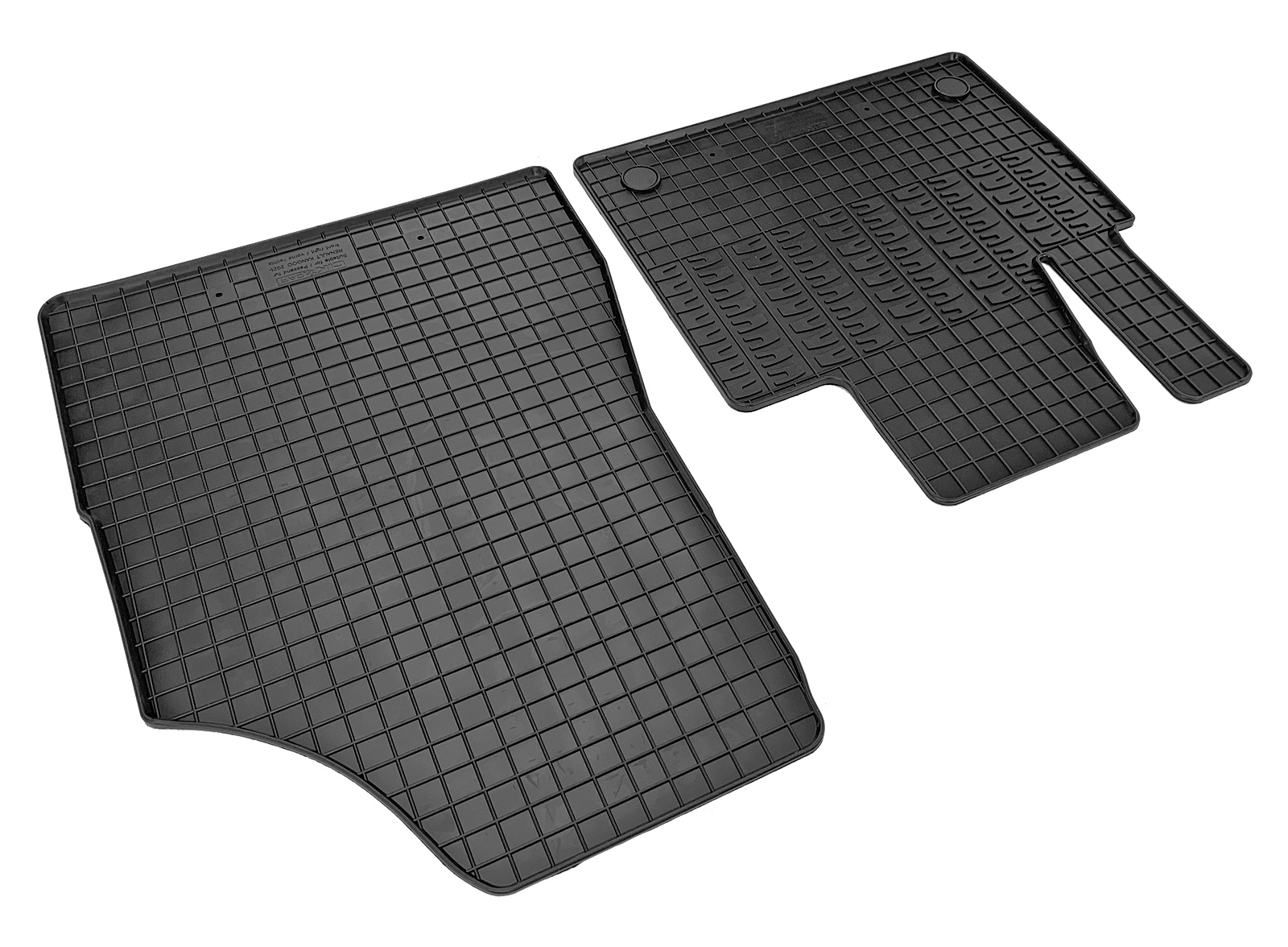 Set covorase auto din cauciuc Renault Kangoo 2021-, 2 Usi; Mercedes Citan 2021-, 2 Usi; Nissan Townstar 2021-, 2 Usi, Van, Negre