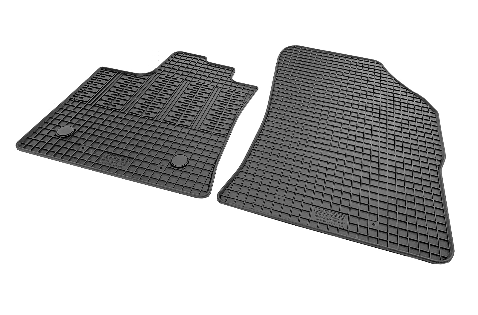 Set covorase auto din cauciuc Renault Express 2021-, 2 Usi, Negre