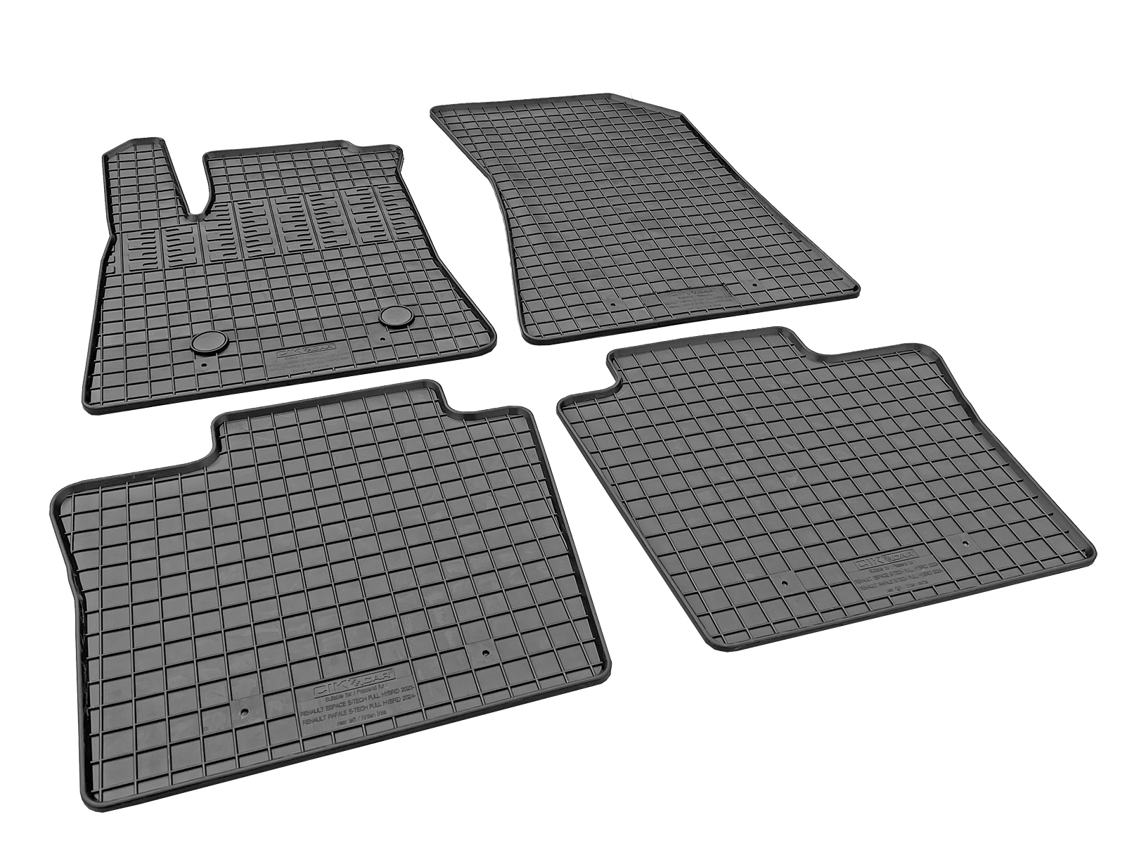 Set covorase auto din cauciuc Renault Rafale 2024-, Negre