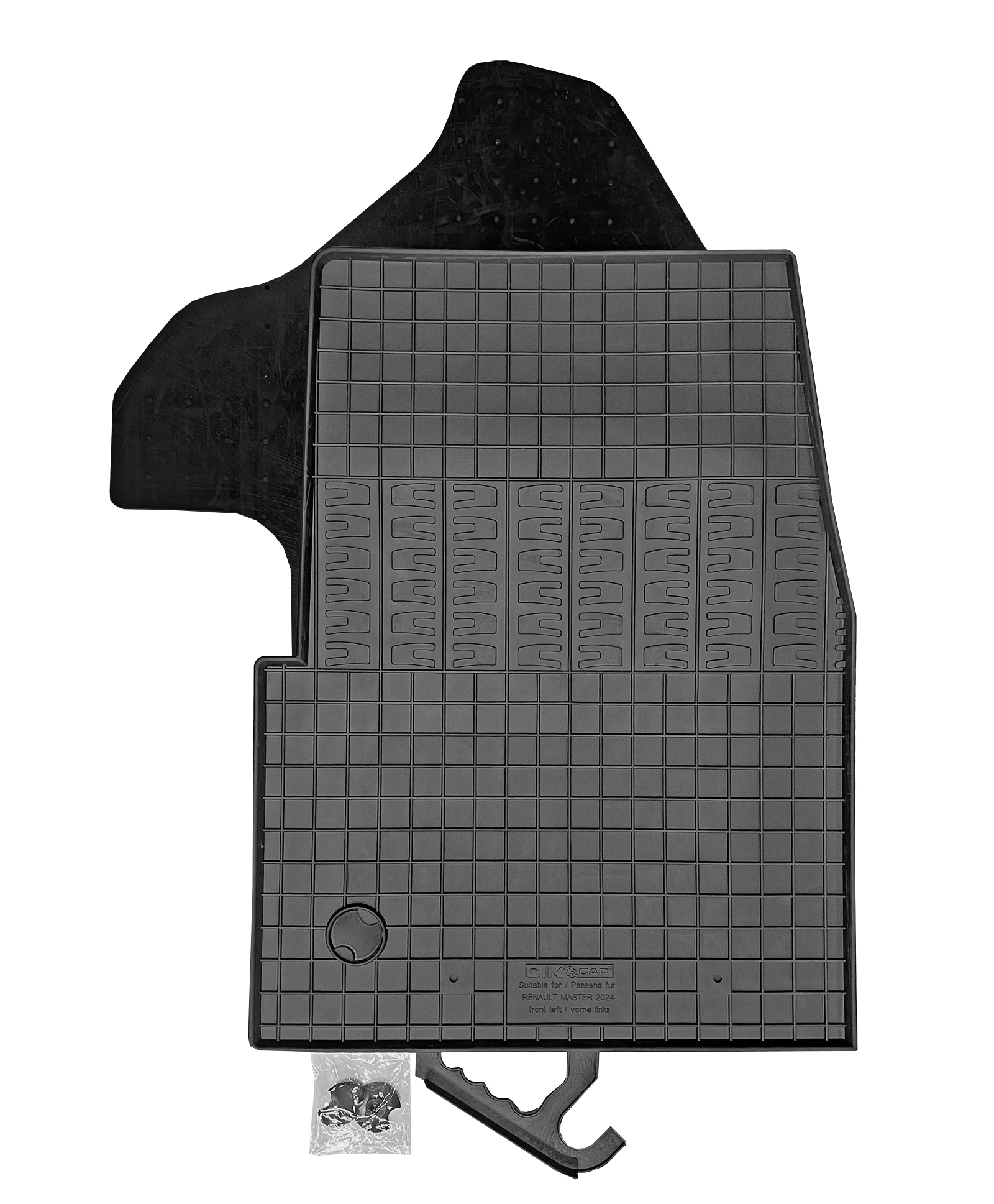 Set covorase auto din cauciuc Renault Master 4 2024-; Nissan Interstar 2024-, Negre