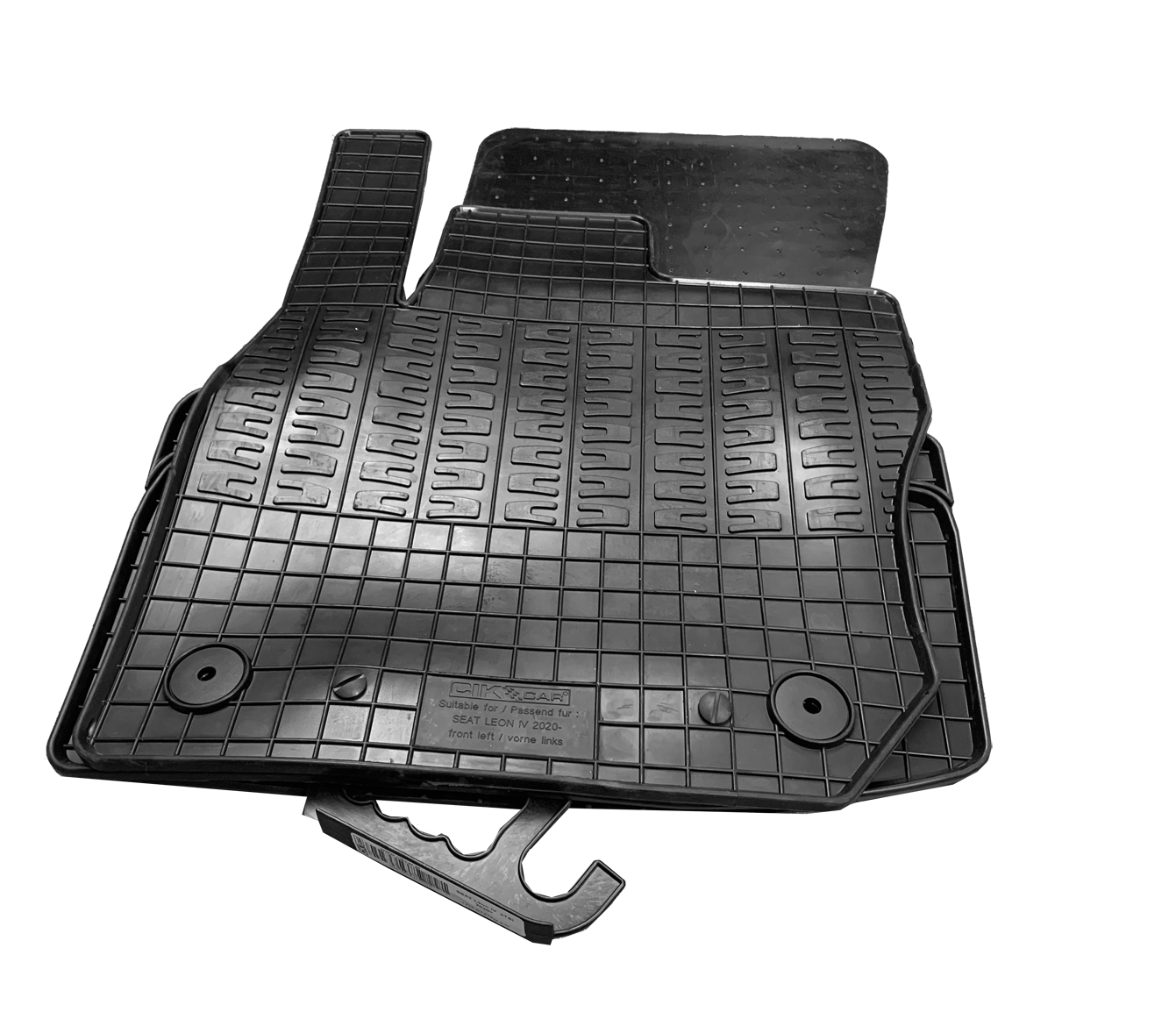 Set covorase auto din cauciuc Seat Leon 4 2020-; Leon 4 Hybrid 2020-; Leon 4 Combi 2020-; Cupra Formentor 2020-; Cupra Leon 2021-, Negre