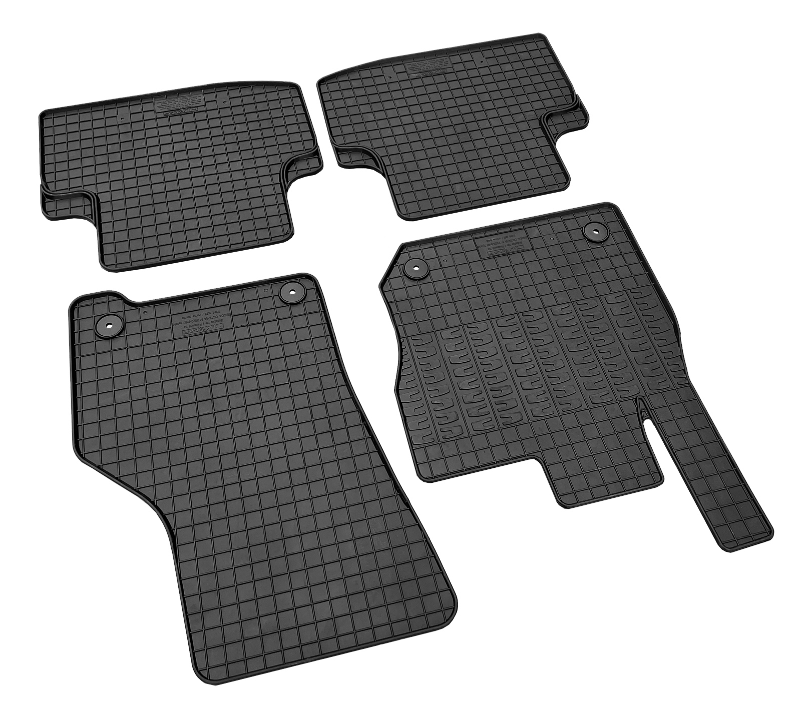 Set covorase auto din cauciuc Skoda Octavia 4 2020-, E-Tec Mild Hybrid, Negre