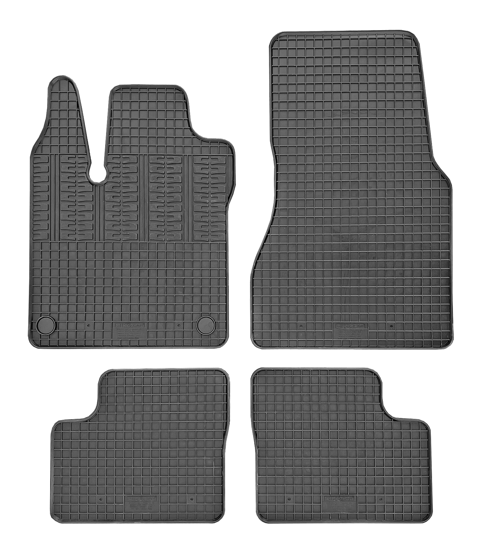 Set covorase auto din cauciuc Smart Forfour 2 2014-2022 (453) 5 Usi, Negre