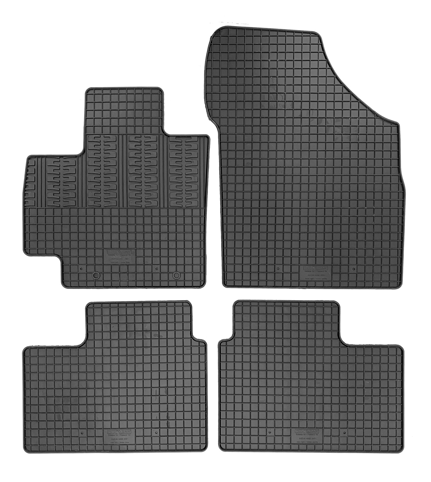 Set covorase auto din cauciuc Suzuki Ignis 2017-, Negre