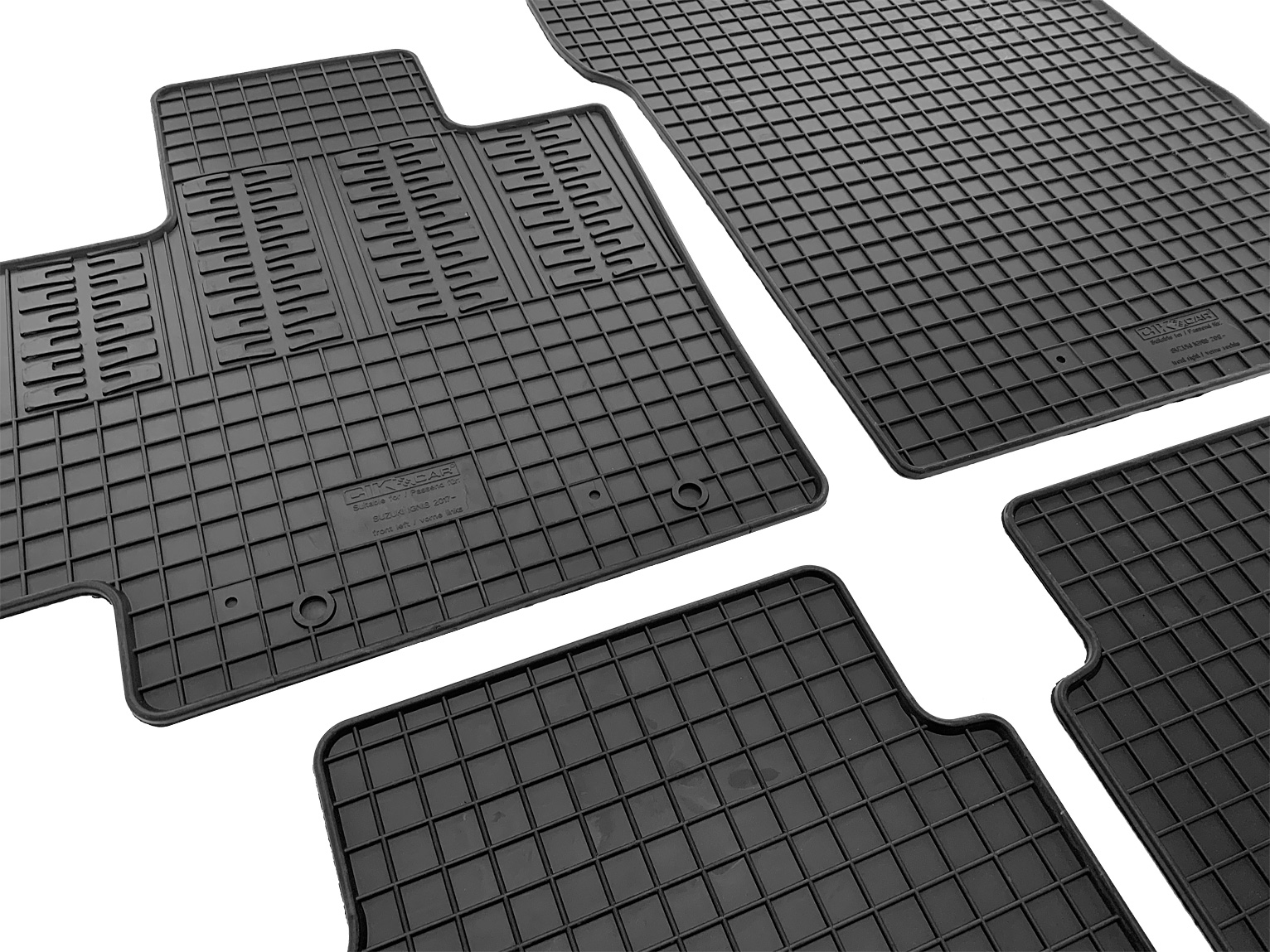 Set covorase auto din cauciuc Suzuki Ignis 2017-, Negre