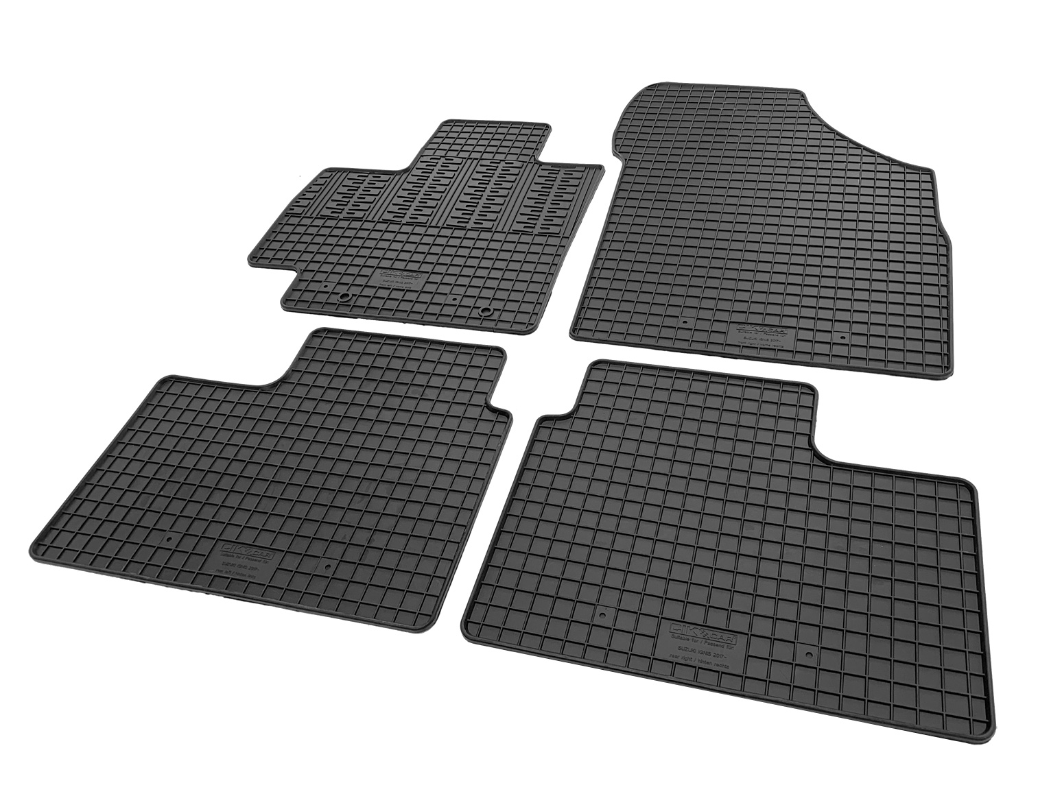 Set covorase auto din cauciuc Suzuki Ignis 2017-, Negre