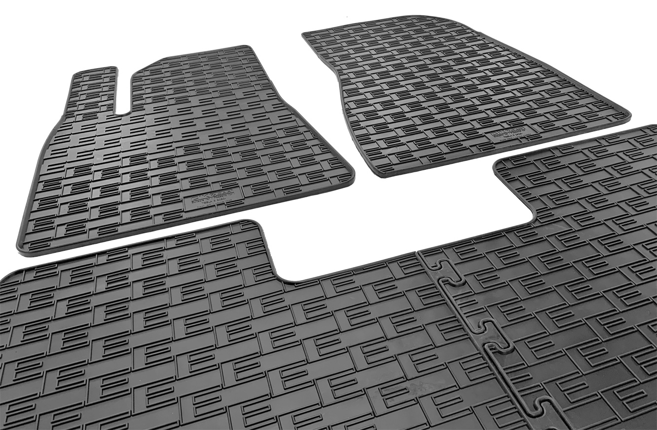Set covorase auto din cauciuc Tesla 3 2020-, Negre