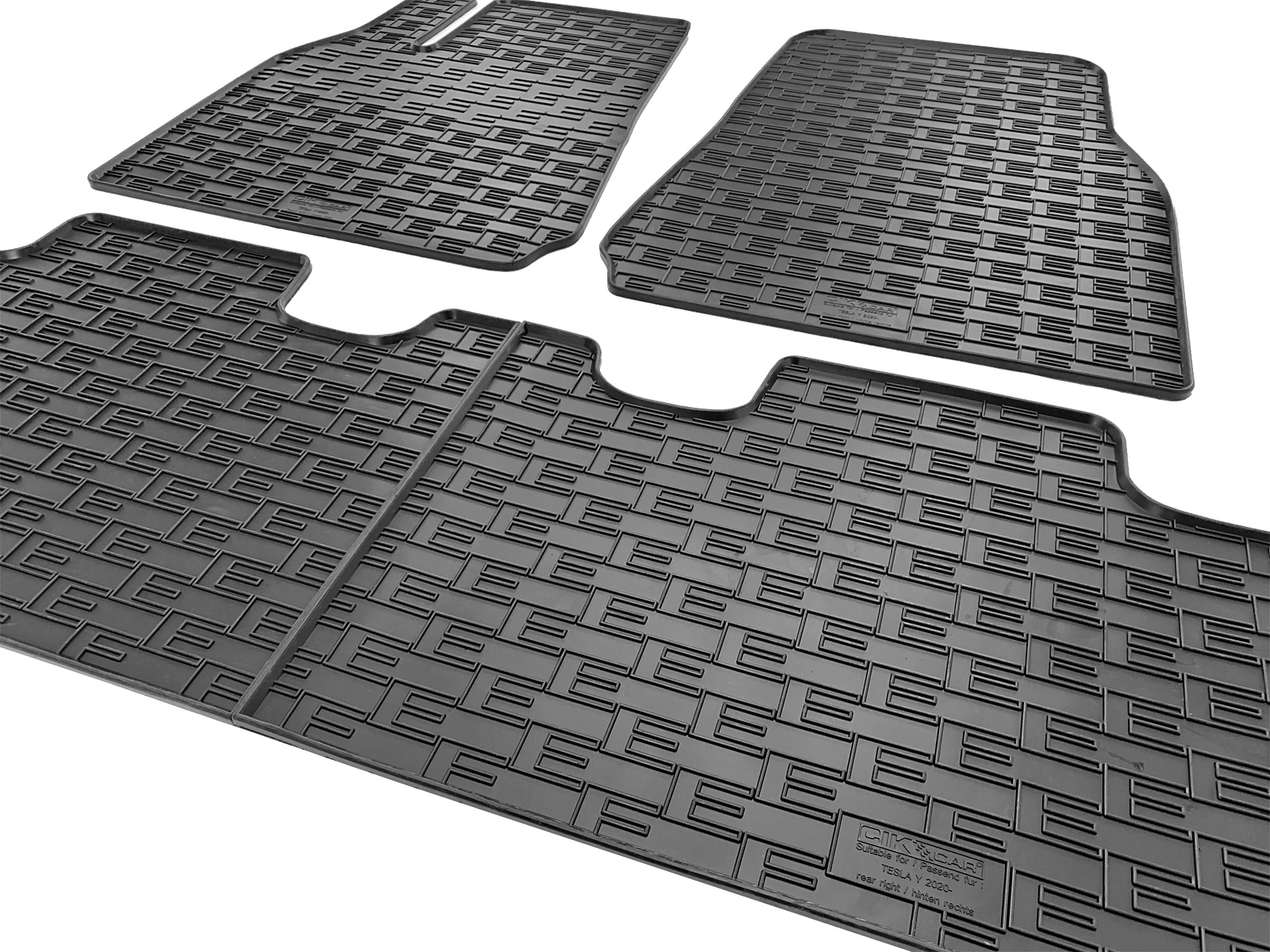 Set covorase auto din cauciuc Tesla Y 2020-, Negre