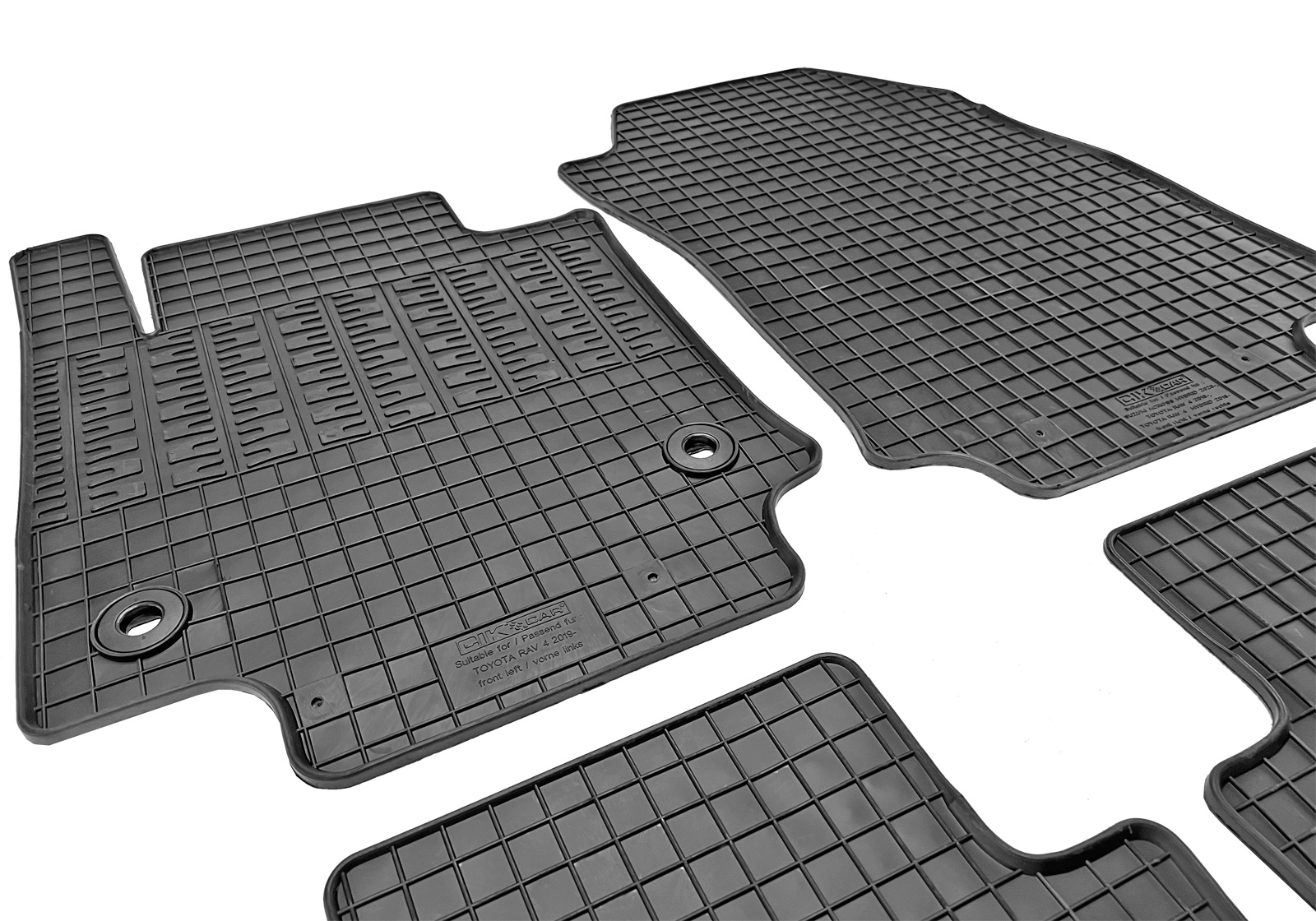 Set covorase auto din cauciuc Toyota Rav 4 (XA50) 2019-, Negre