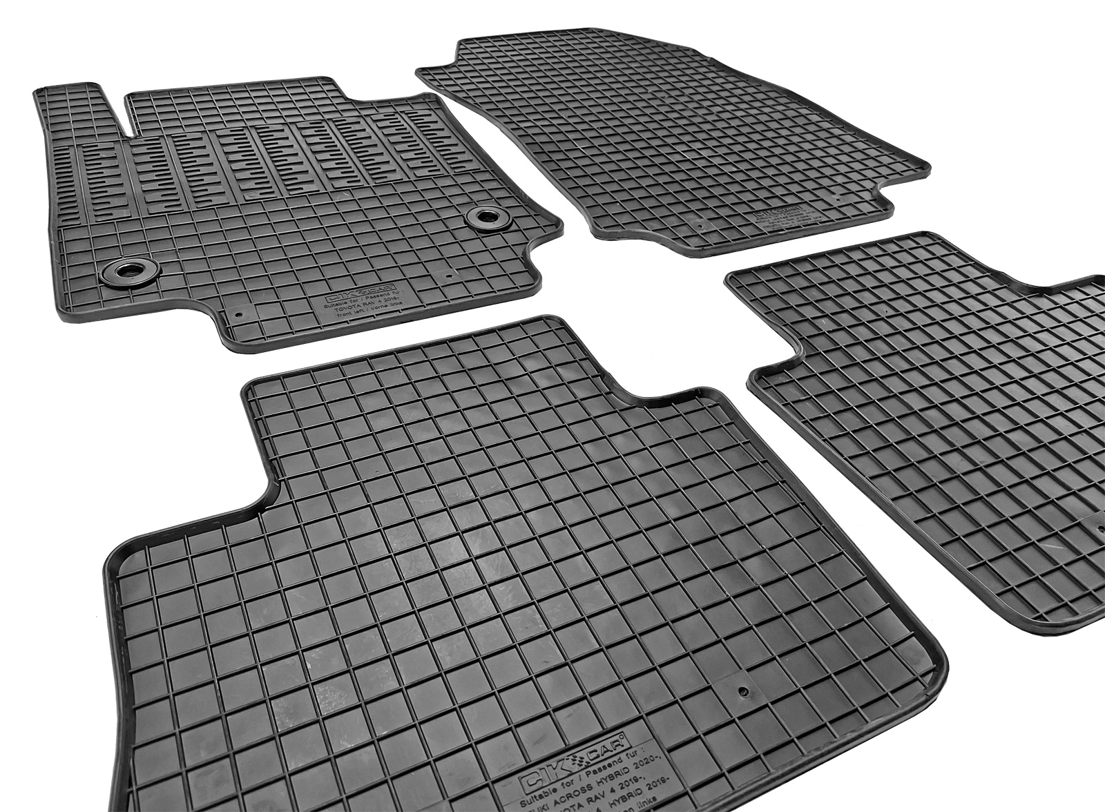 Set covorase auto din cauciuc Toyota Rav 4 (XA50) 2019-, Negre