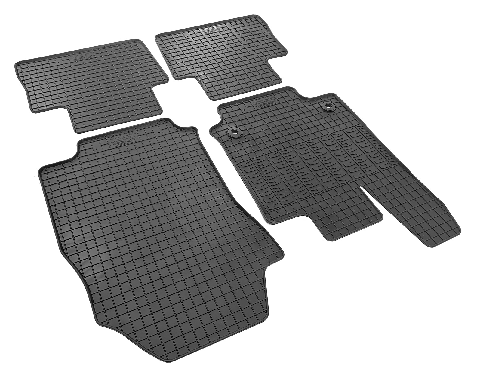 Set covorase auto din cauciuc Toyota Rav 4 (XA50) 2019-, Hybryd; Suzuki Across 2020-, Negre