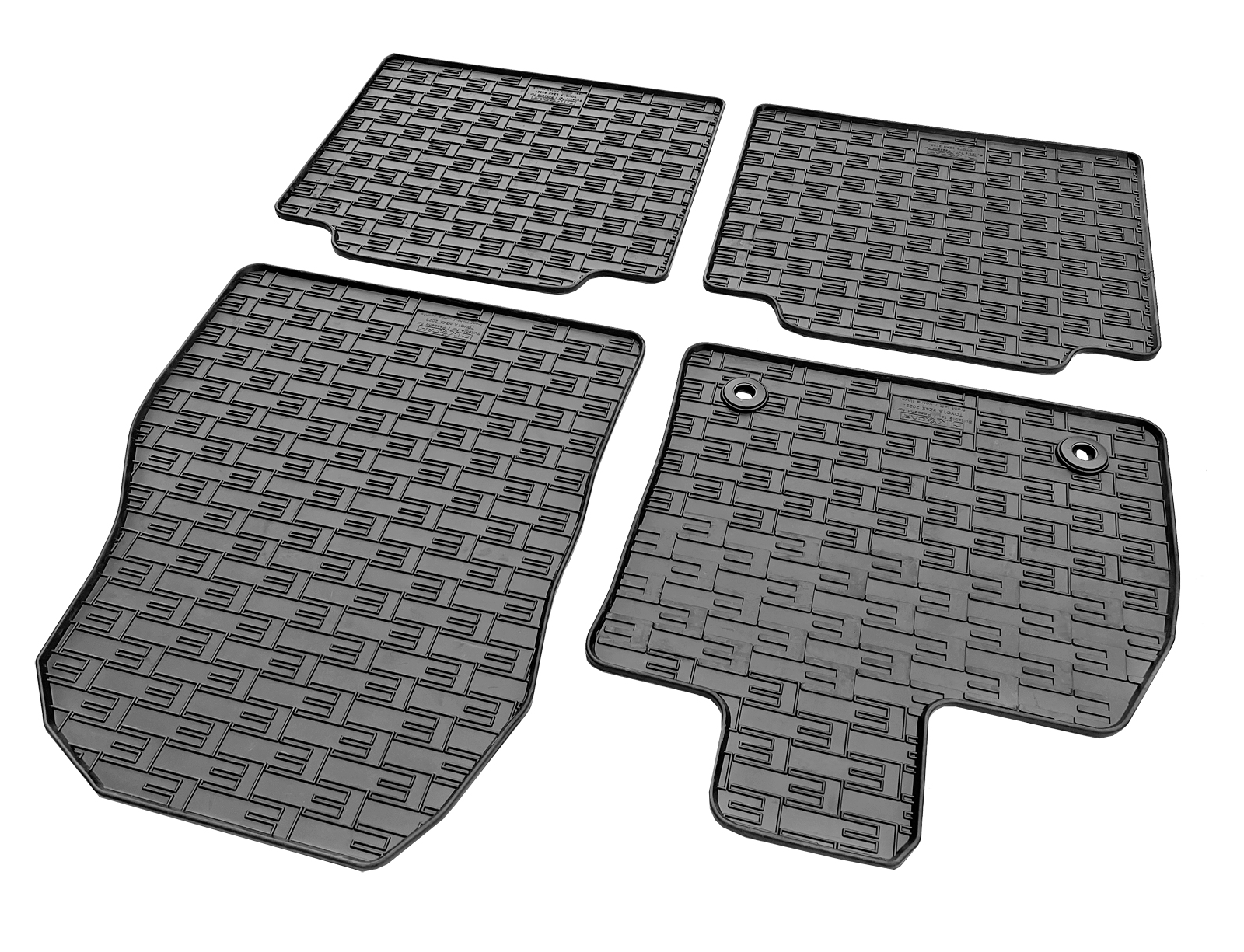 Set covorase auto din cauciuc Toyota BZ4X (EAM10) 2022-, Electric, Negre