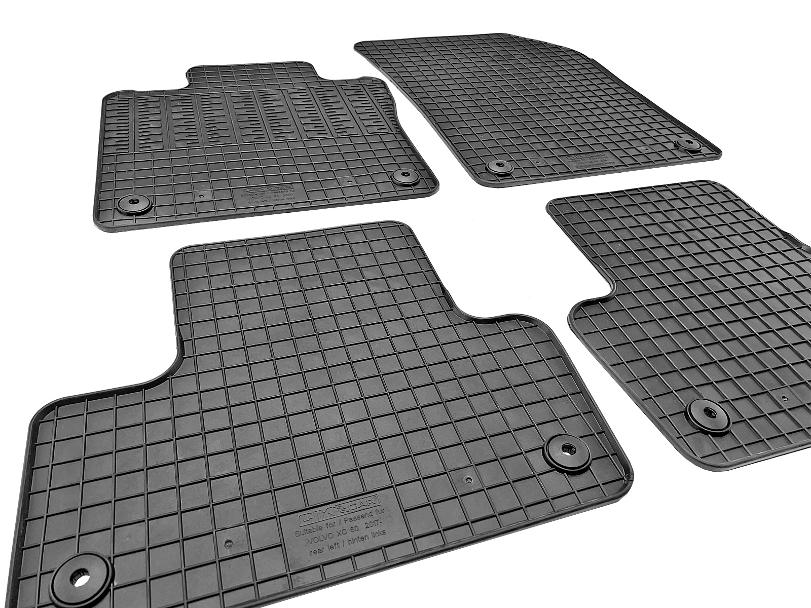 Set covorase auto din cauciuc Volvo XC60 2017-, Negre