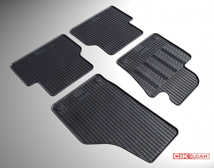 Set covorase auto din cauciuc VW Tiguan (5N) 2007-2016, Negre