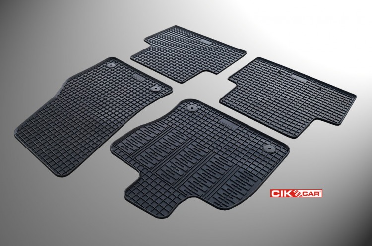 Set covorase auto din cauciuc VW Golf Sportsvan 2014-2024, Negre