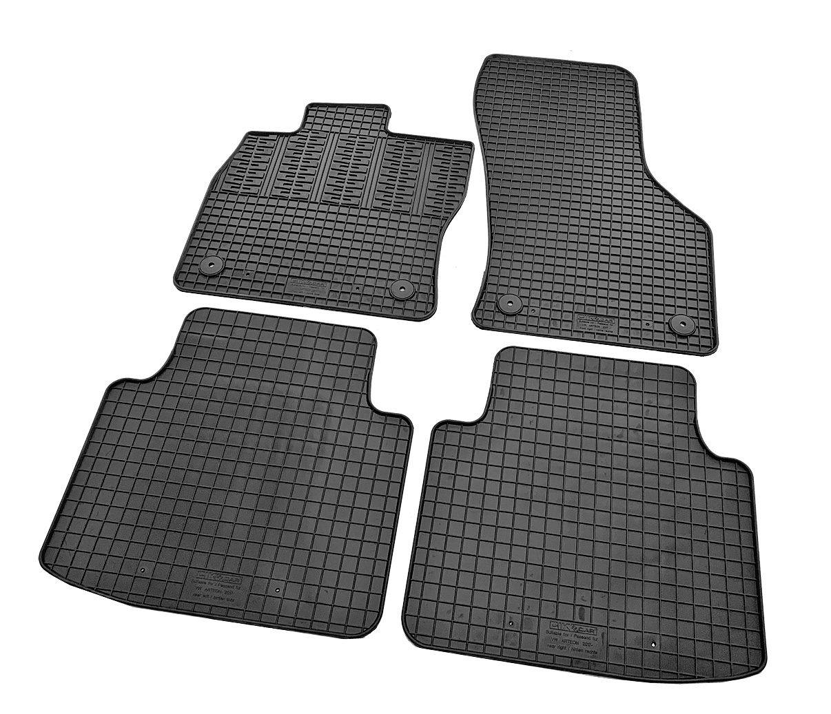 Set covorase auto din cauciuc Vw Arteon 2017-, Negre