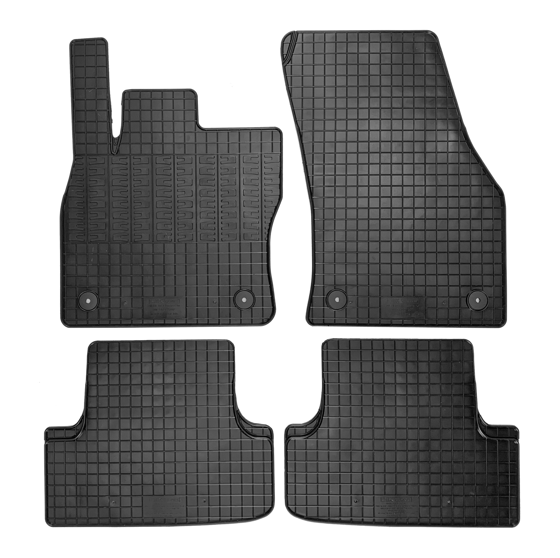 Set covorase auto din cauciuc VW T-Roc 2017-, Negre