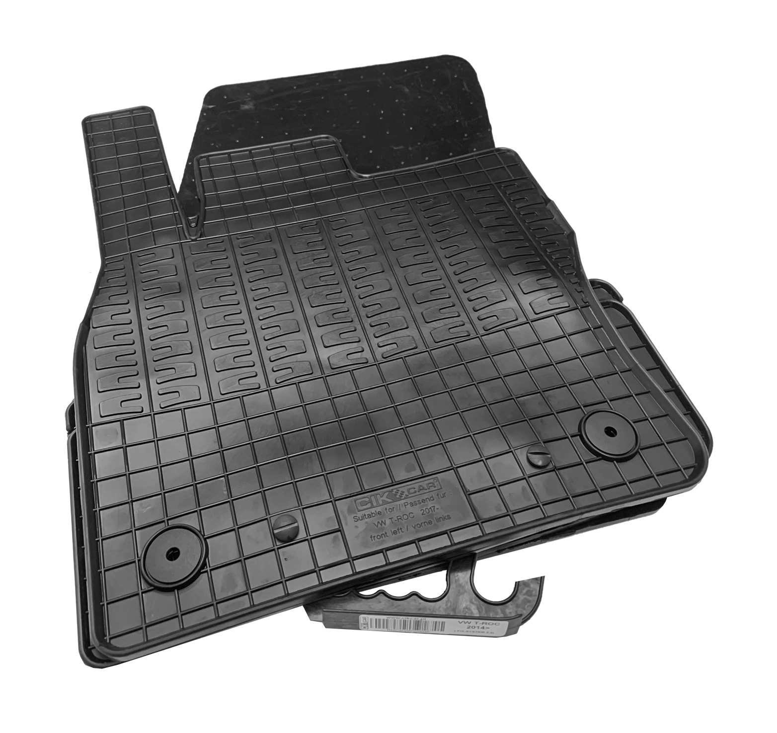 Set covorase auto din cauciuc VW T-Roc 2017-, Negre