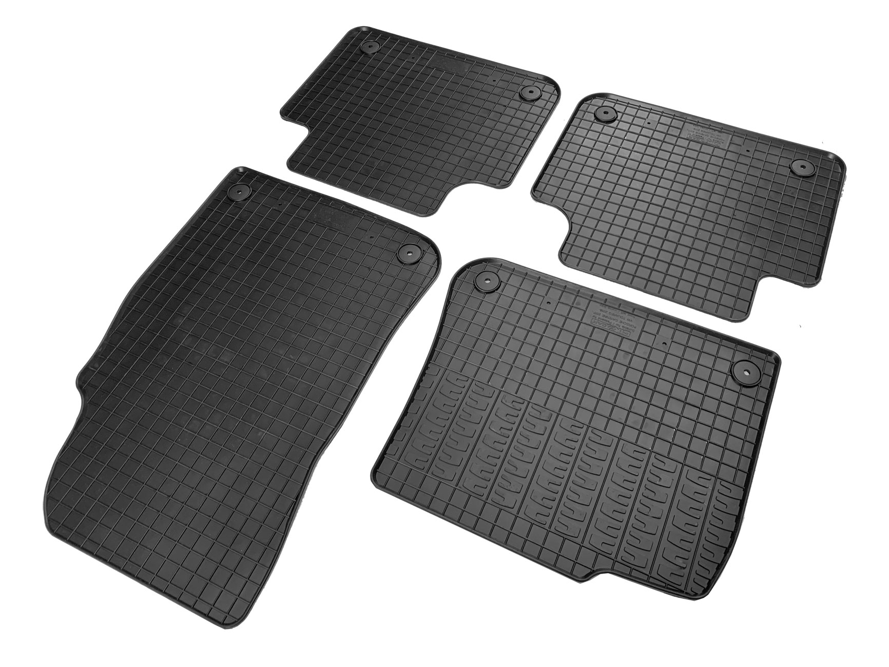 Set covorase auto din cauciuc VW Touareg 2018-; Porsche Cayenne (9YA) 2017-, Negre