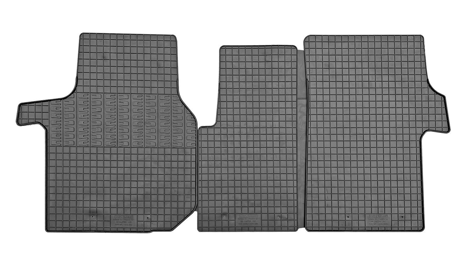 Set covorase auto din cauciuc VW Crafter 2017-; VW Crafter 2020-, Negre