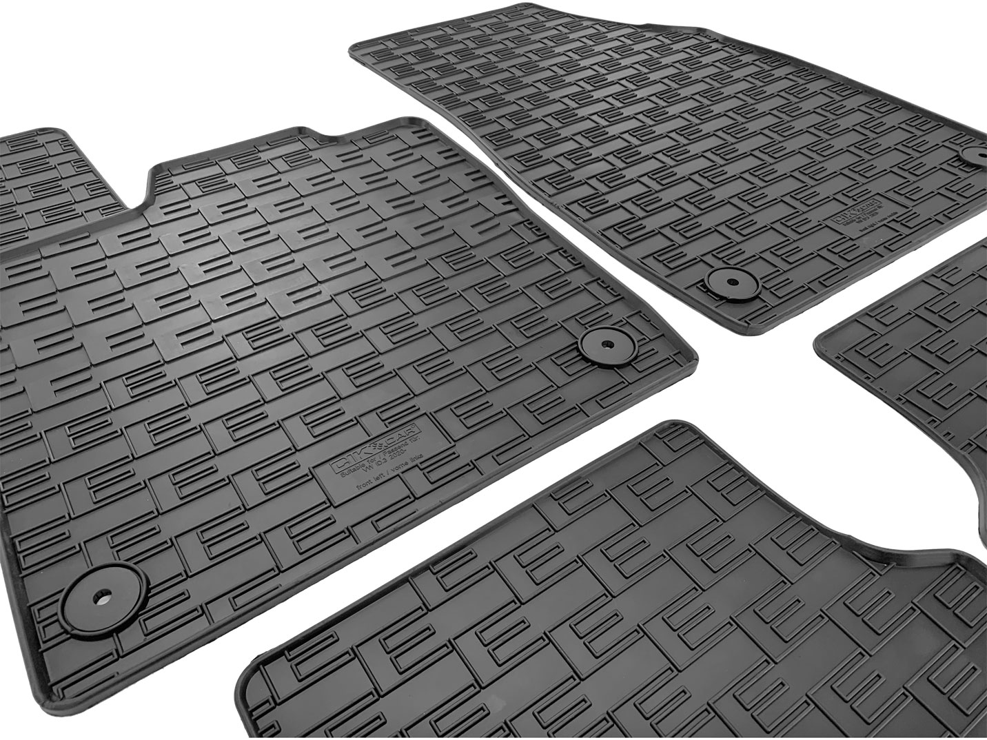 Set covorase auto din cauciuc VW ID.3 2020-; Cupra Born 2021-, Negre