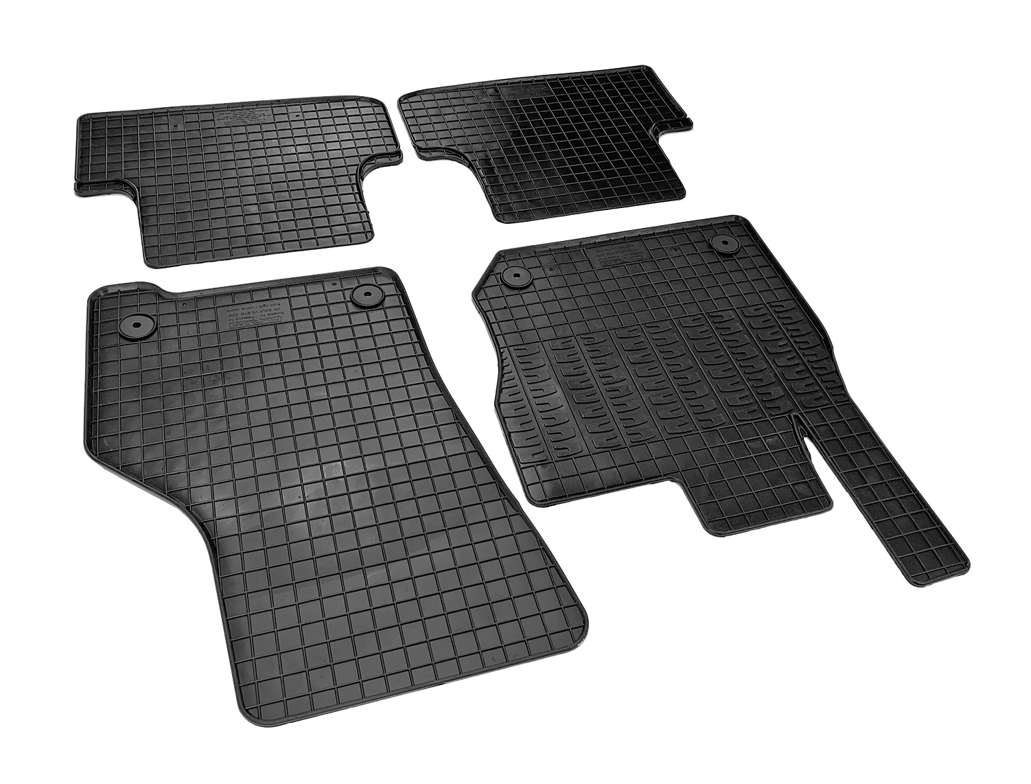 Set covorase auto din cauciuc VW Golf VIII Hatchback, 2020-, eTSI, Negre