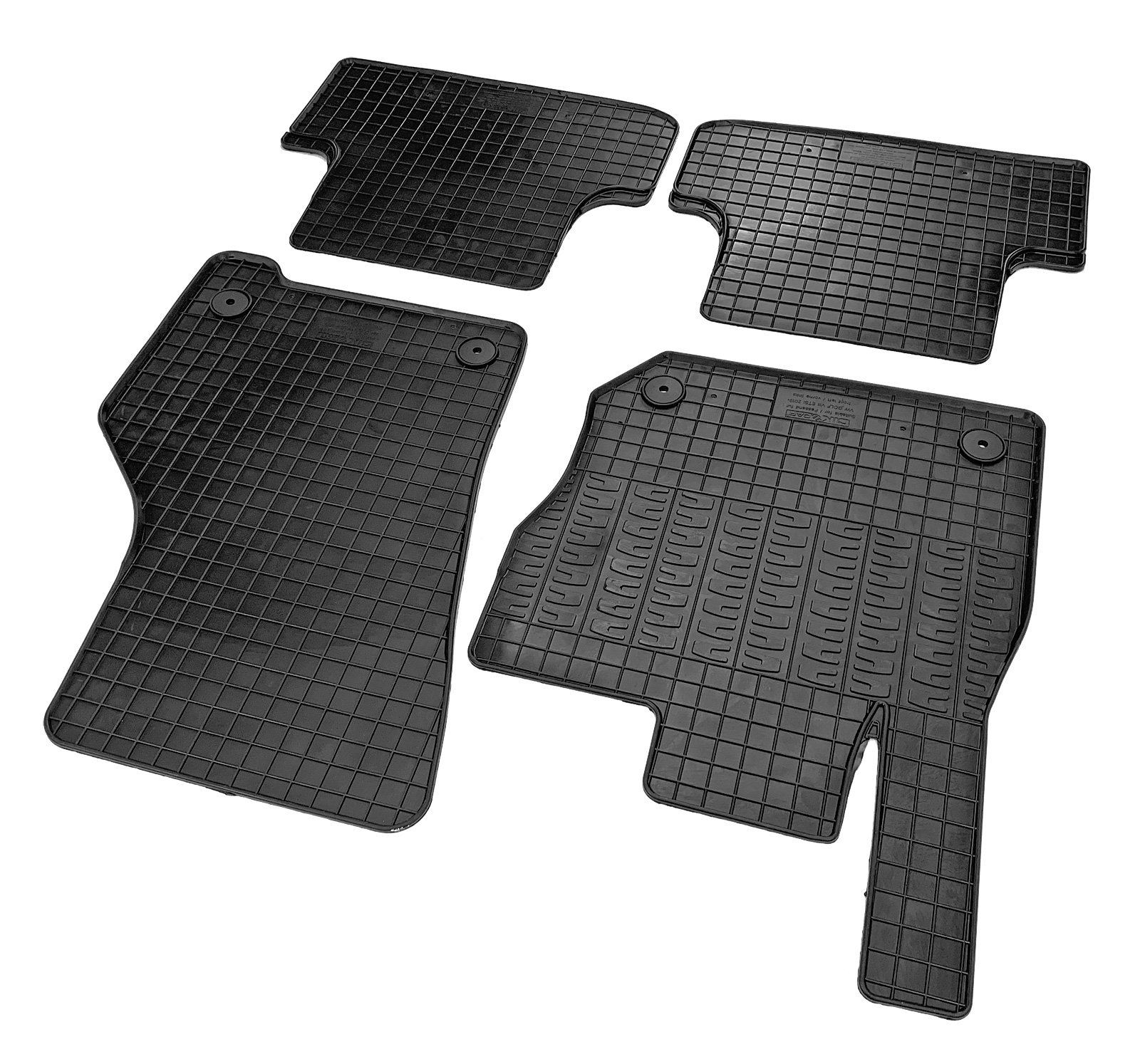 Set covorase auto din cauciuc VW Golf VIII Hatchback, 2020-, eTSI, Negre