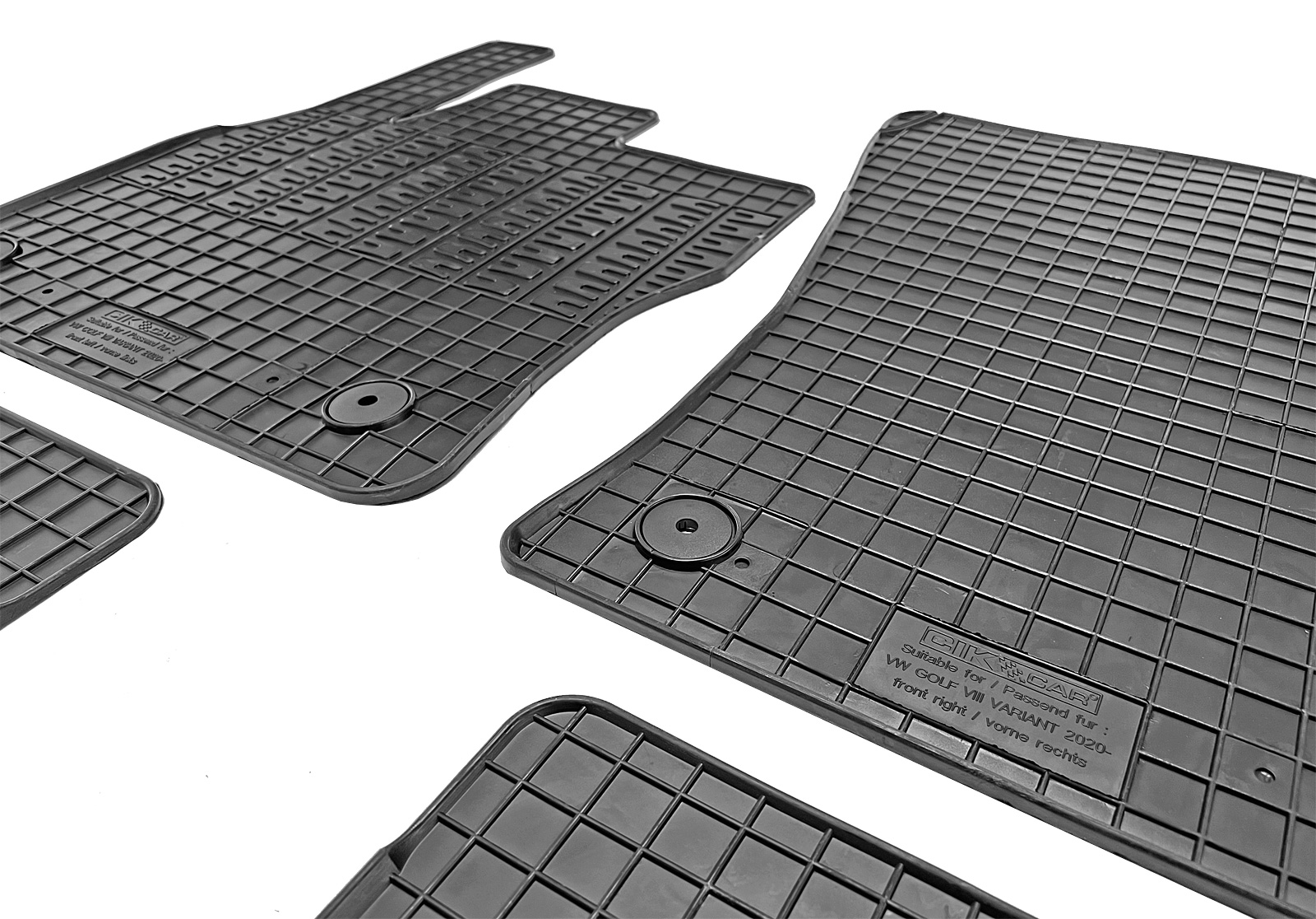 Set covorase auto din cauciuc VW Golf VIII Variant 2020-, Negre