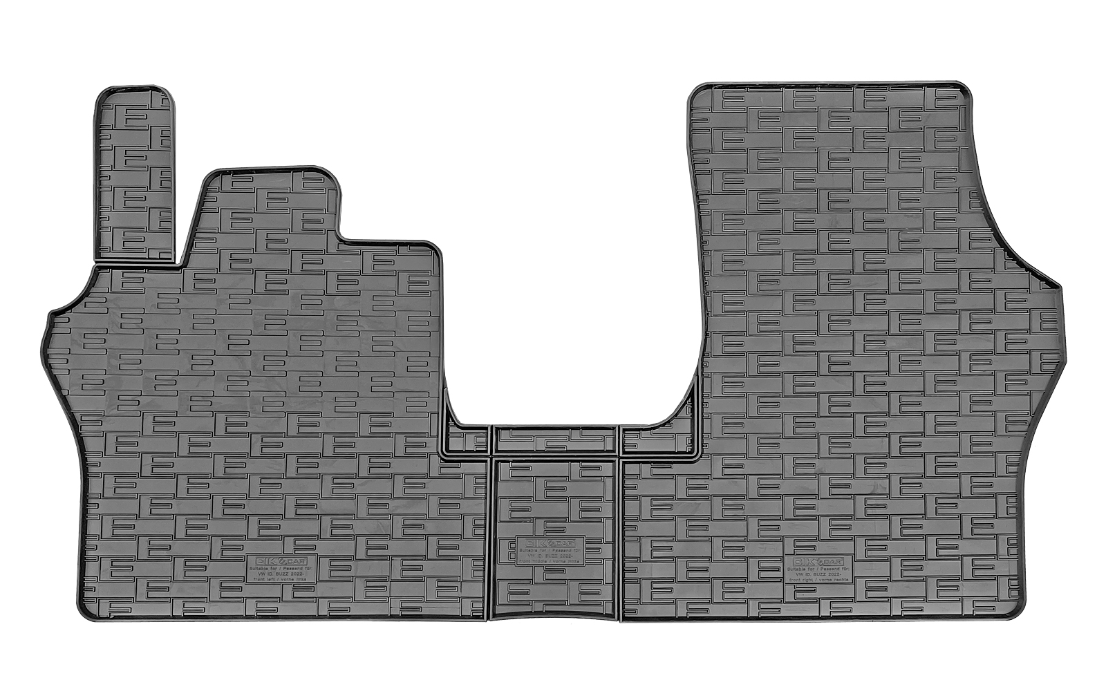 Set covorase auto din cauciuc VW ID. Buzz Cargo 2022-, Negre