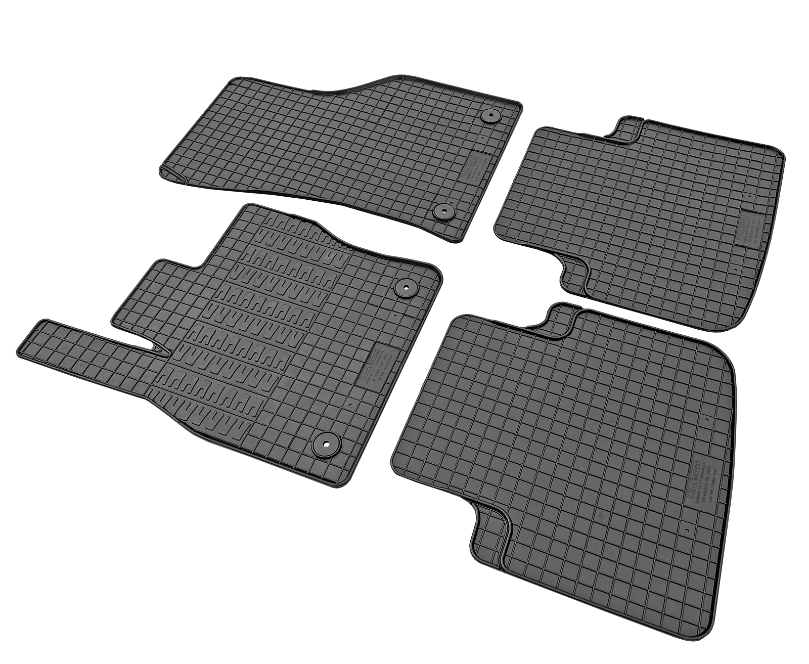 Set covorase auto din cauciuc VW Passat B9 2024-; Skoda Superb 4 2024-, Combi, Negre