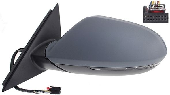 Oglinda usa exterioara AUDI A6 (4G/C7), 01.2011-09.2018, SRL, partea dreapta, reglare electrica; grunduit; incalzit; sticla asferica; geam cromat; memorie; 16 gauri / 12 pini; cu lampa indicatoare LED Oglinda usa exterioara AUDI A6 (4G/C7), 01.2011-09.2018, SRL, partea dreapta, reglare electrica; grunduit; incalzit; sticla asferica; geam cromat; memorie; 16 gauri / 12 pini; cu lampa indicatoare LED