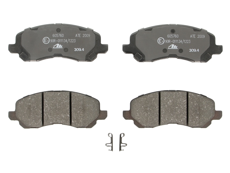 Set placute frana Ate 13046057602, parte montare : Punte fata